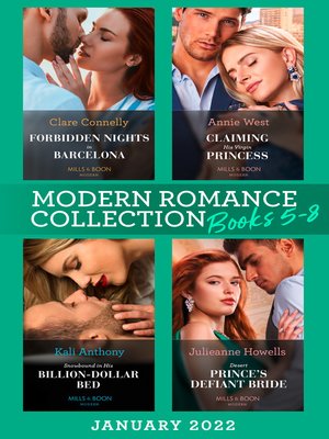 cover image of Modern Romance January 2022 Books 5-8